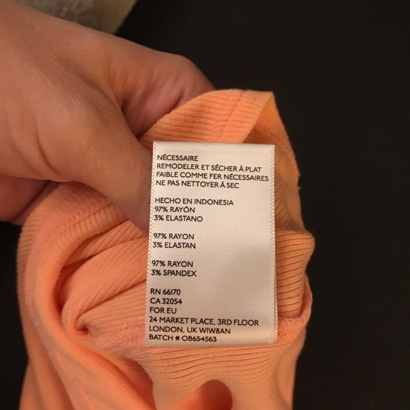 Orange Kimchi Blue Crop Top - Picture 5 of 6